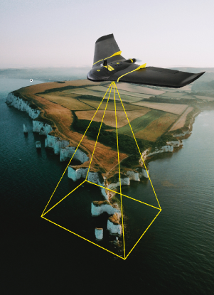 Coastal vertical aerial photo survey