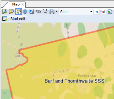 Conservation Management System Desktop Map