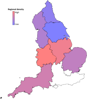 Regional distribution of wood-pasture and parkland