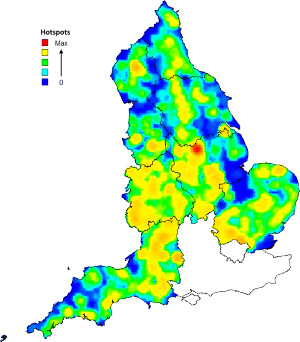 Wood-pasture and parkland hotspots