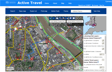 Active Travel website Active Travel website