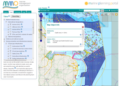 Marine Management Organisation Planning Portal website