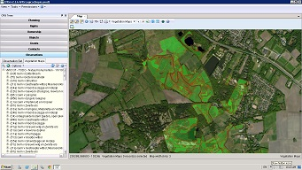 Species observation and vegetation recording module for the Conservation Management System CMSi