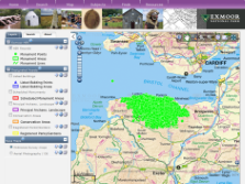 exeGesIS developed web mapping for the Exmoor Heritage Explorer website