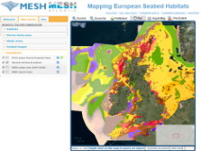 exeGesIS developed web mapping for the Mapping European Seabed Habitats MESH website