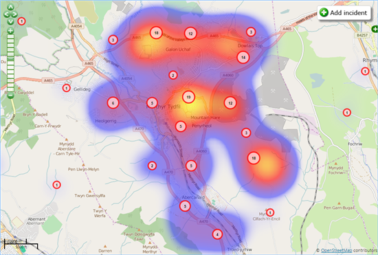 FlyMapper heat map FlyMapper heat map