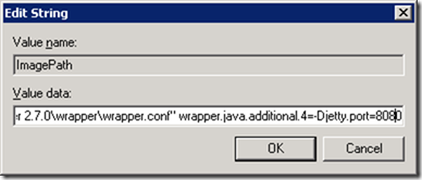 GeoServer service command GeoServer service command