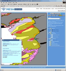 Habitat webmapping for MESH