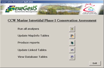 Marine intertidal habitat analysis software