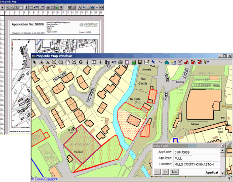 PACS links seamlessly with MapInfo or ESRI GIS PACS links seamlessly with MapInfo or ESRI GIS