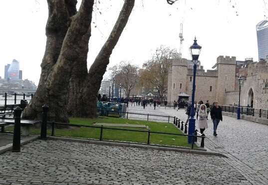 The Thames Path near the Tower of London