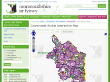 exeGesIS developed web mapping for the Monmouthshire Countryside Access website